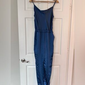 Skies Are Blue Shimmering Blue romper